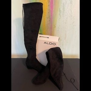 Aldo Black over the knee boots